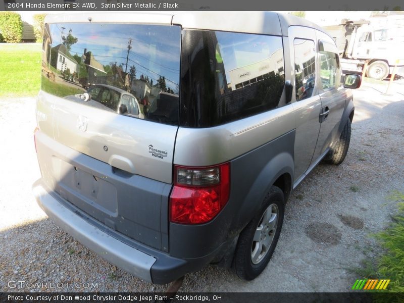 Satin Silver Metallic / Black 2004 Honda Element EX AWD
