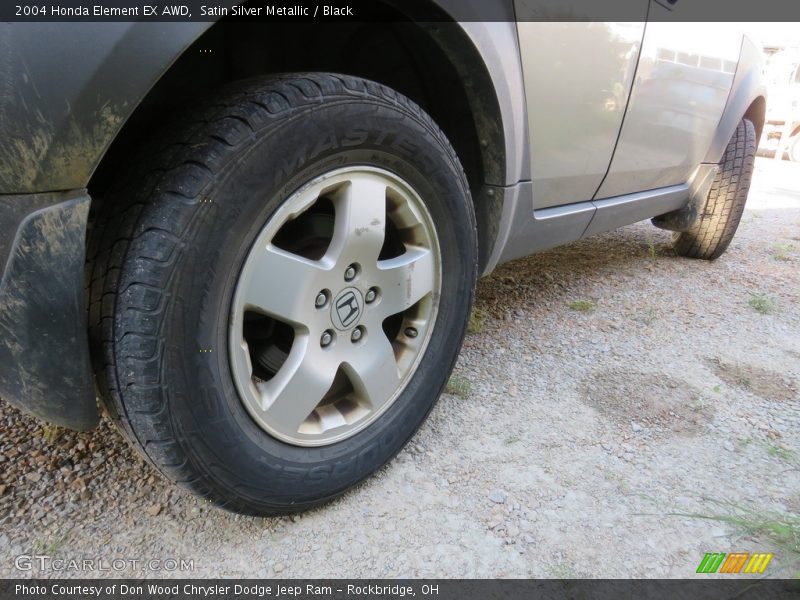 Satin Silver Metallic / Black 2004 Honda Element EX AWD