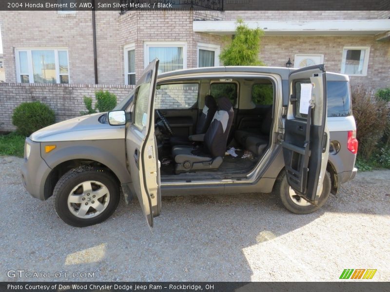 Satin Silver Metallic / Black 2004 Honda Element EX AWD