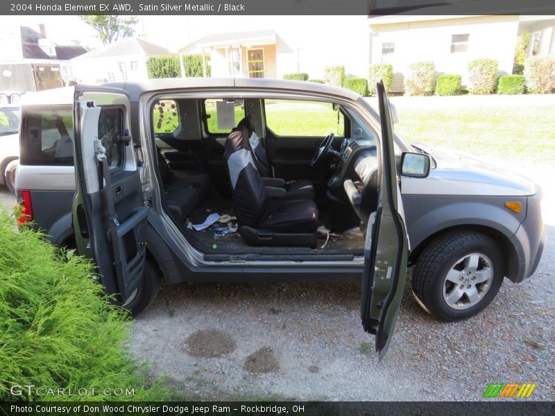 Satin Silver Metallic / Black 2004 Honda Element EX AWD