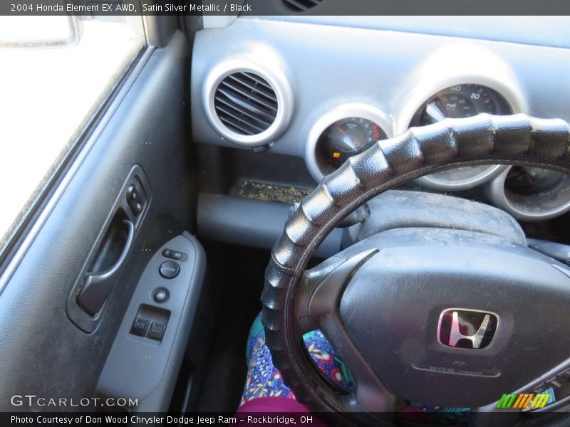 Satin Silver Metallic / Black 2004 Honda Element EX AWD