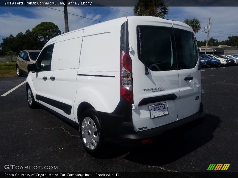 White / Ebony 2019 Ford Transit Connect XL Van