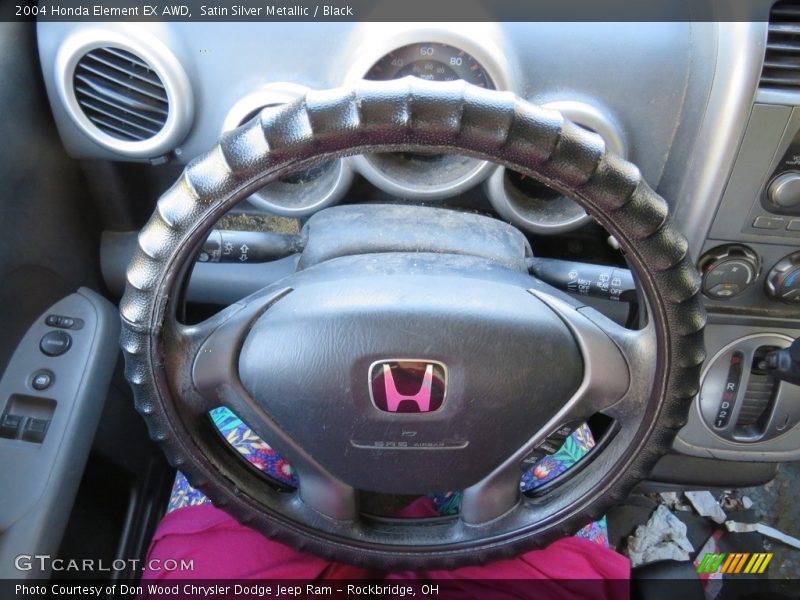 Satin Silver Metallic / Black 2004 Honda Element EX AWD