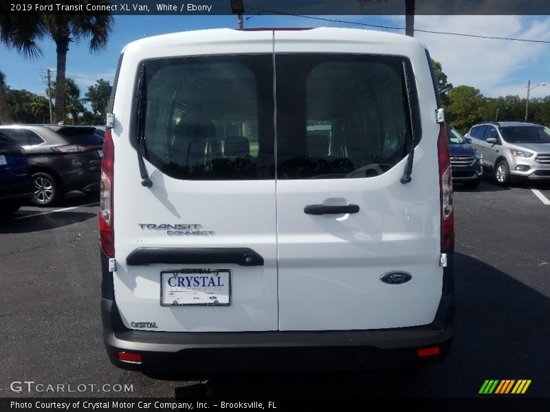White / Ebony 2019 Ford Transit Connect XL Van