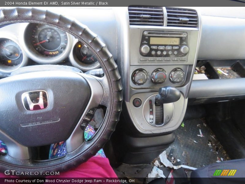 Satin Silver Metallic / Black 2004 Honda Element EX AWD