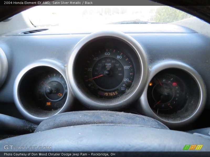 Satin Silver Metallic / Black 2004 Honda Element EX AWD