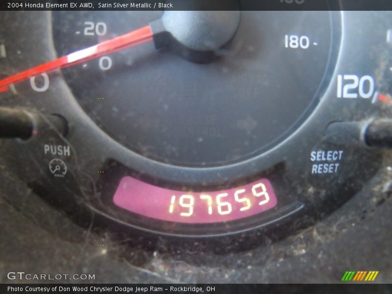 Satin Silver Metallic / Black 2004 Honda Element EX AWD
