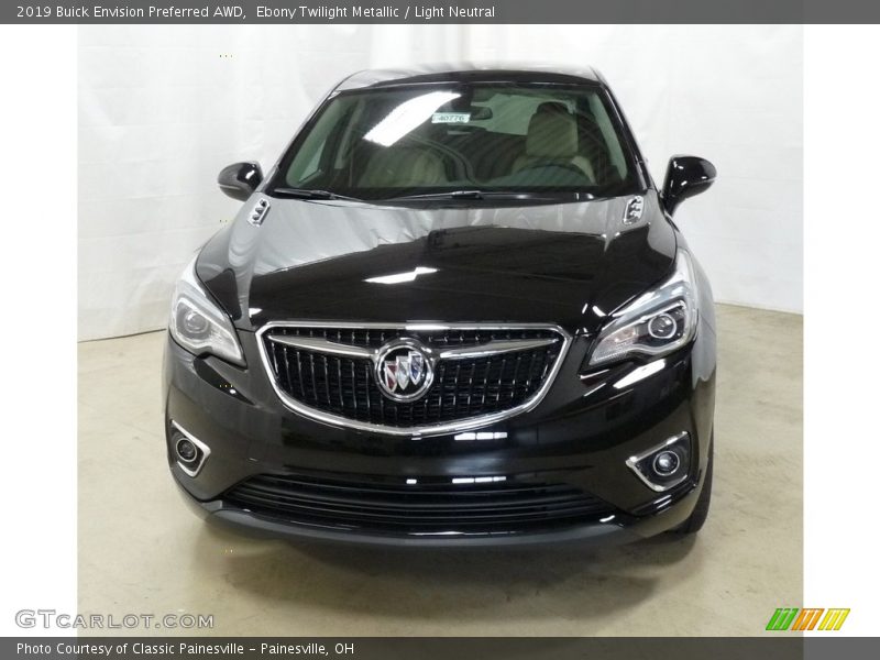 Ebony Twilight Metallic / Light Neutral 2019 Buick Envision Preferred AWD