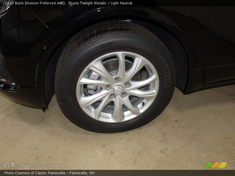 Ebony Twilight Metallic / Light Neutral 2019 Buick Envision Preferred AWD