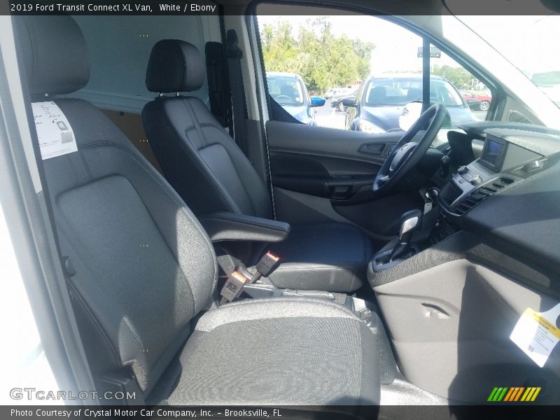 White / Ebony 2019 Ford Transit Connect XL Van