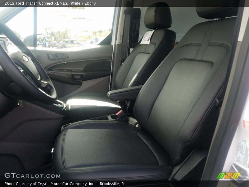 Front Seat of 2019 Transit Connect XL Van