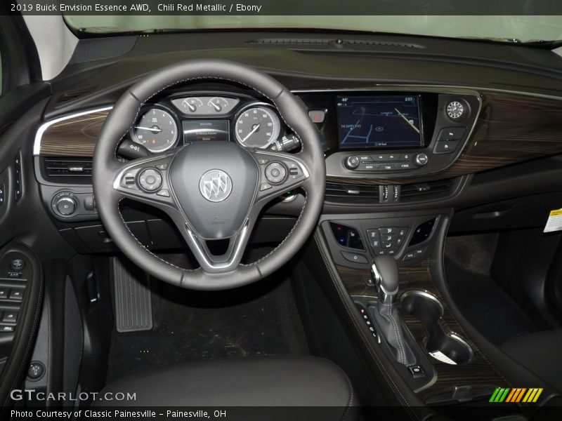 Chili Red Metallic / Ebony 2019 Buick Envision Essence AWD