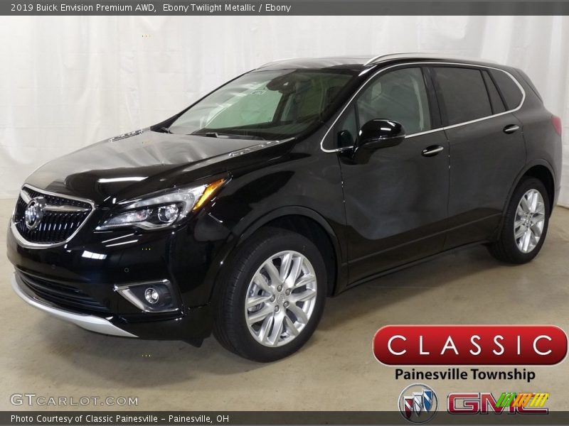 Ebony Twilight Metallic / Ebony 2019 Buick Envision Premium AWD