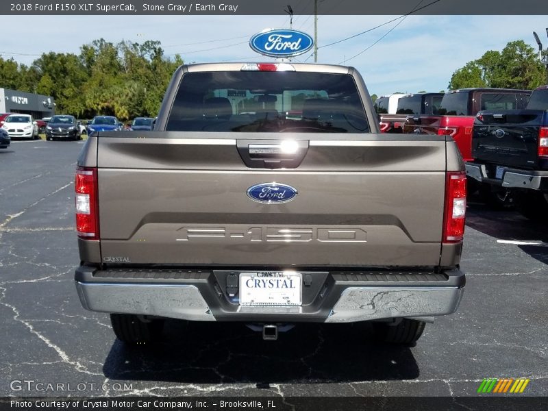 Stone Gray / Earth Gray 2018 Ford F150 XLT SuperCab