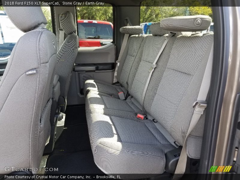 Stone Gray / Earth Gray 2018 Ford F150 XLT SuperCab