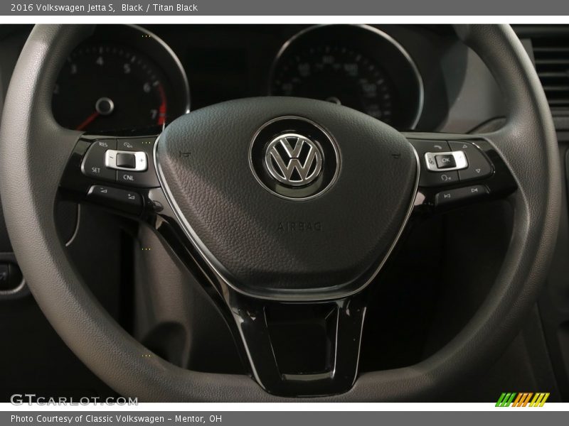 Black / Titan Black 2016 Volkswagen Jetta S