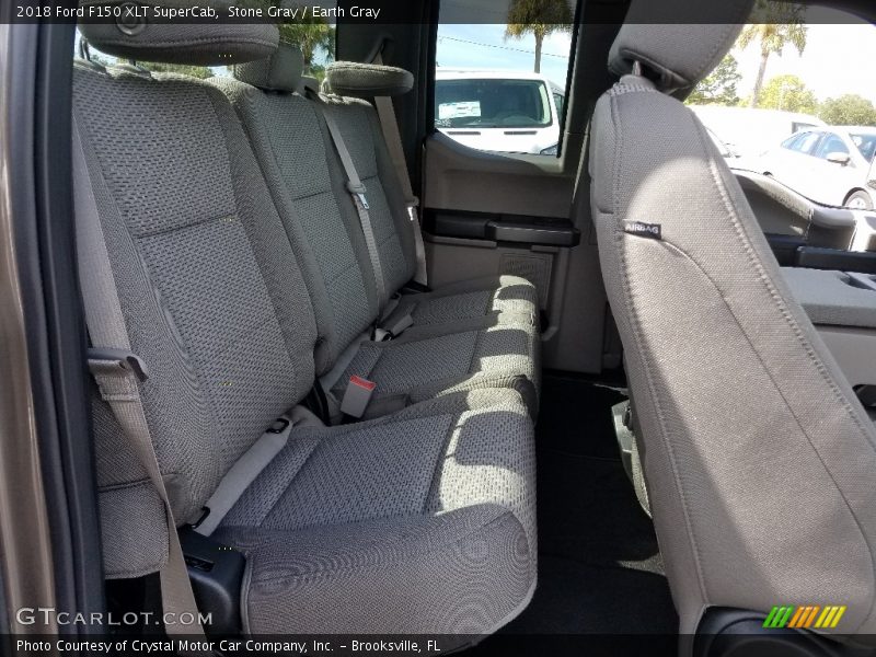 Stone Gray / Earth Gray 2018 Ford F150 XLT SuperCab