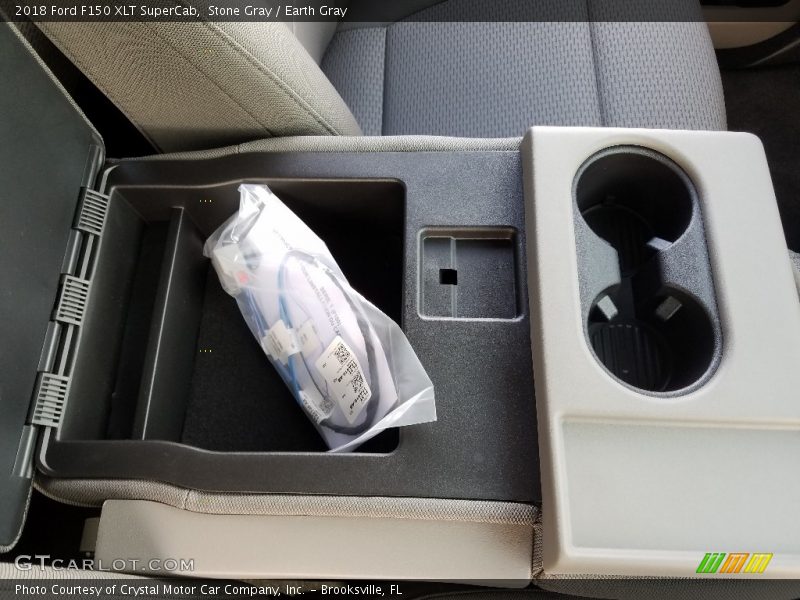 Stone Gray / Earth Gray 2018 Ford F150 XLT SuperCab