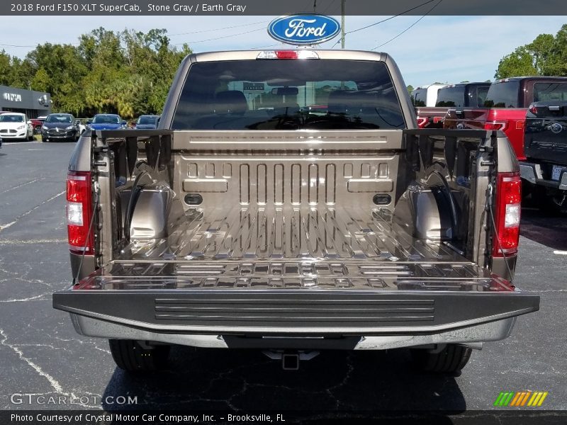 Stone Gray / Earth Gray 2018 Ford F150 XLT SuperCab