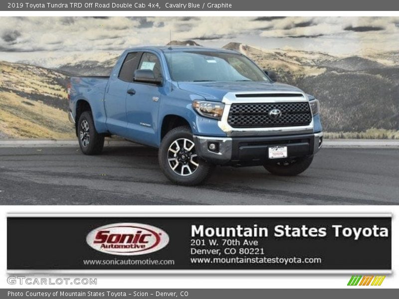 Cavalry Blue / Graphite 2019 Toyota Tundra TRD Off Road Double Cab 4x4