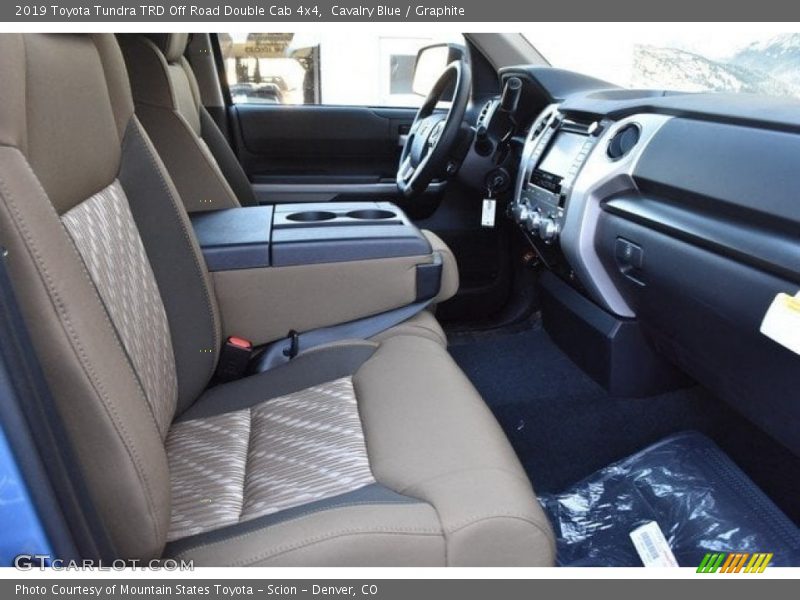 Front Seat of 2019 Tundra TRD Off Road Double Cab 4x4