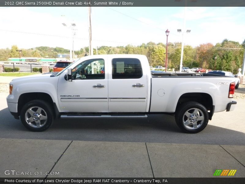Summit White / Ebony 2012 GMC Sierra 2500HD Denali Crew Cab 4x4