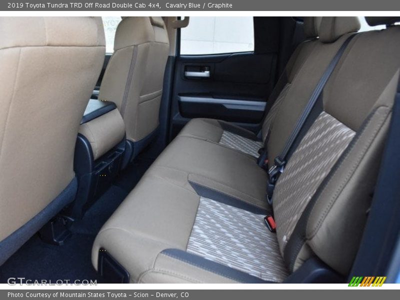 Rear Seat of 2019 Tundra TRD Off Road Double Cab 4x4