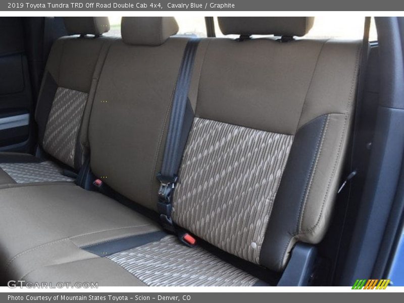Rear Seat of 2019 Tundra TRD Off Road Double Cab 4x4