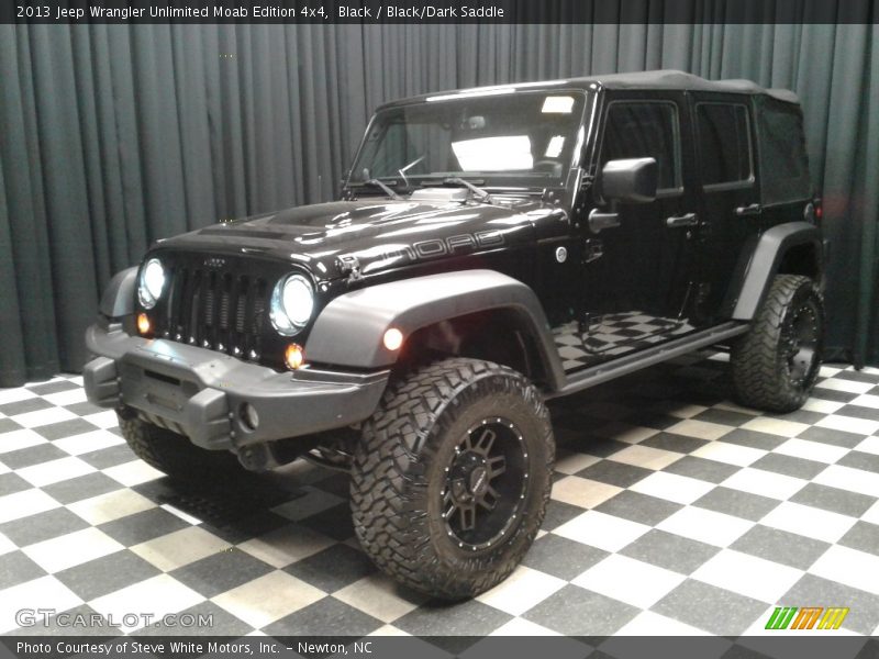 Black / Black/Dark Saddle 2013 Jeep Wrangler Unlimited Moab Edition 4x4