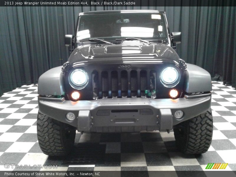 Black / Black/Dark Saddle 2013 Jeep Wrangler Unlimited Moab Edition 4x4