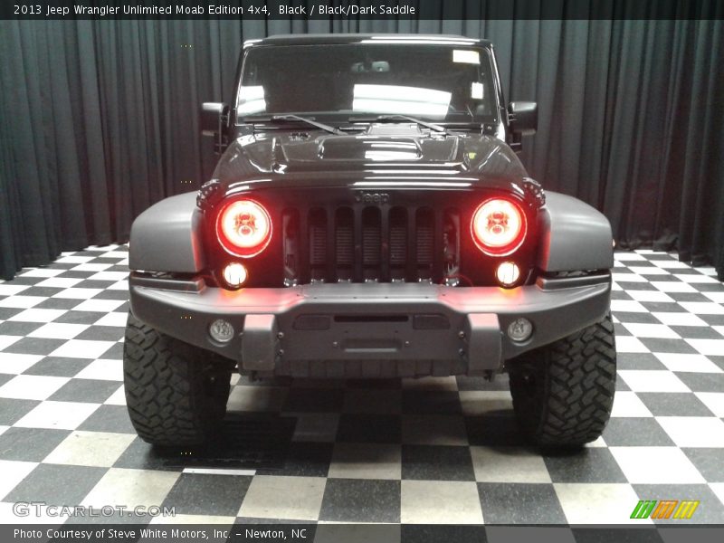 Black / Black/Dark Saddle 2013 Jeep Wrangler Unlimited Moab Edition 4x4