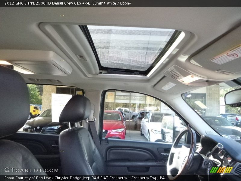 Summit White / Ebony 2012 GMC Sierra 2500HD Denali Crew Cab 4x4