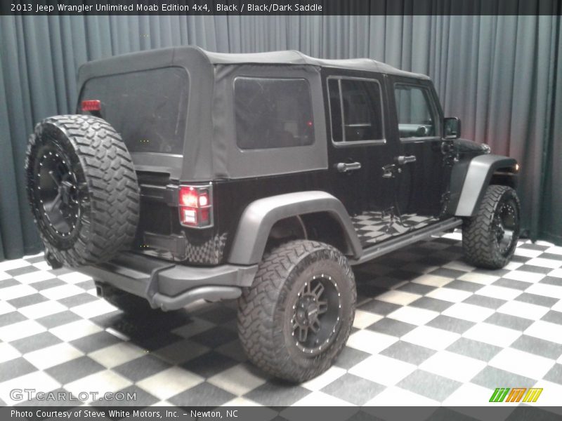 Black / Black/Dark Saddle 2013 Jeep Wrangler Unlimited Moab Edition 4x4