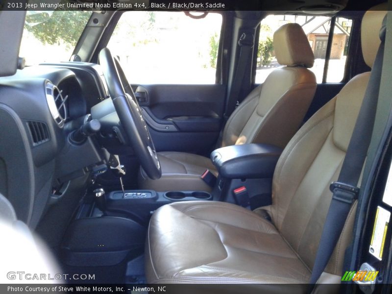 Black / Black/Dark Saddle 2013 Jeep Wrangler Unlimited Moab Edition 4x4
