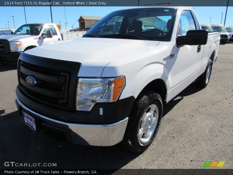 Oxford White / Steel Grey 2014 Ford F150 XL Regular Cab