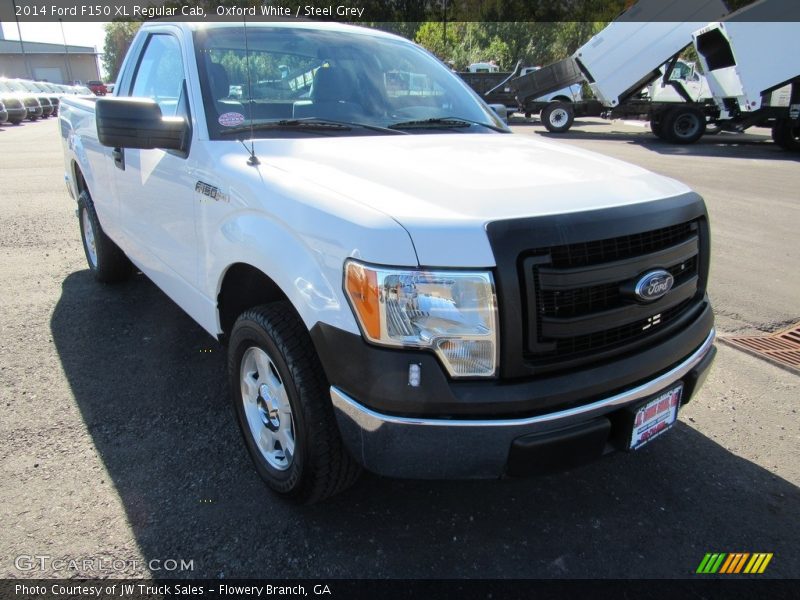 Oxford White / Steel Grey 2014 Ford F150 XL Regular Cab