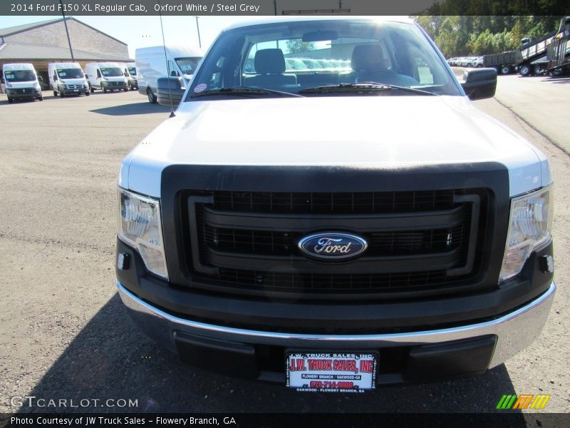 Oxford White / Steel Grey 2014 Ford F150 XL Regular Cab