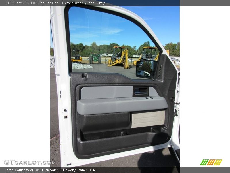 Oxford White / Steel Grey 2014 Ford F150 XL Regular Cab