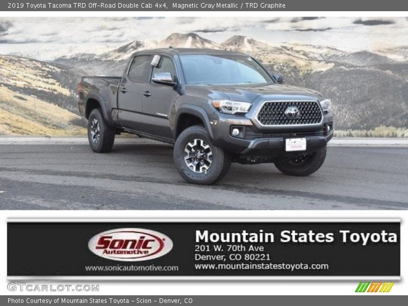 Magnetic Gray Metallic / TRD Graphite 2019 Toyota Tacoma TRD Off-Road Double Cab 4x4