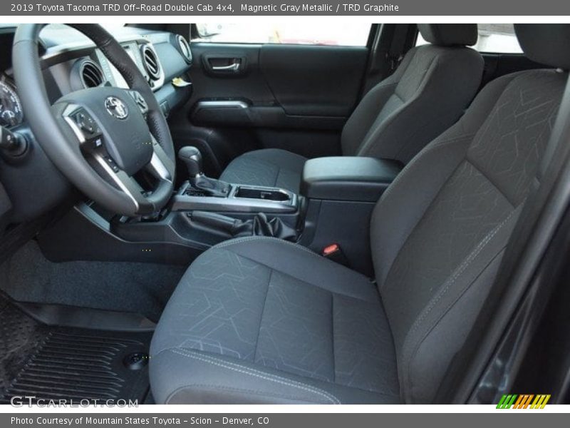 Front Seat of 2019 Tacoma TRD Off-Road Double Cab 4x4