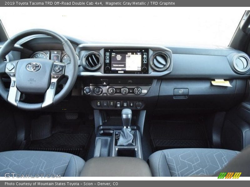 Dashboard of 2019 Tacoma TRD Off-Road Double Cab 4x4