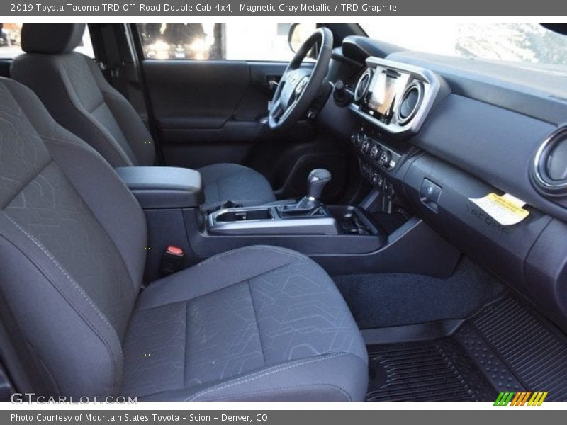 Front Seat of 2019 Tacoma TRD Off-Road Double Cab 4x4