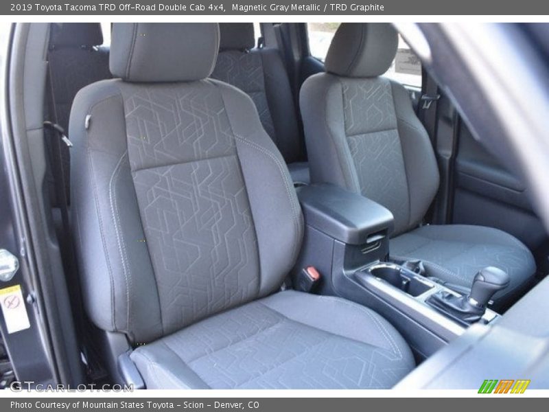 Front Seat of 2019 Tacoma TRD Off-Road Double Cab 4x4