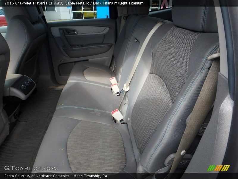 Sable Metallic / Dark Titanium/Light Titanium 2016 Chevrolet Traverse LT AWD