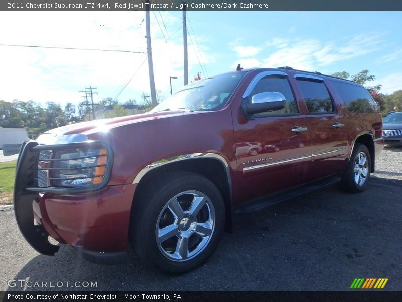 Red Jewel Tintcoat / Light Cashmere/Dark Cashmere 2011 Chevrolet Suburban LTZ 4x4