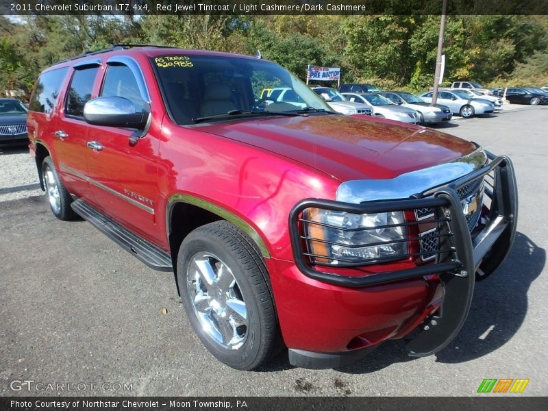 Red Jewel Tintcoat / Light Cashmere/Dark Cashmere 2011 Chevrolet Suburban LTZ 4x4