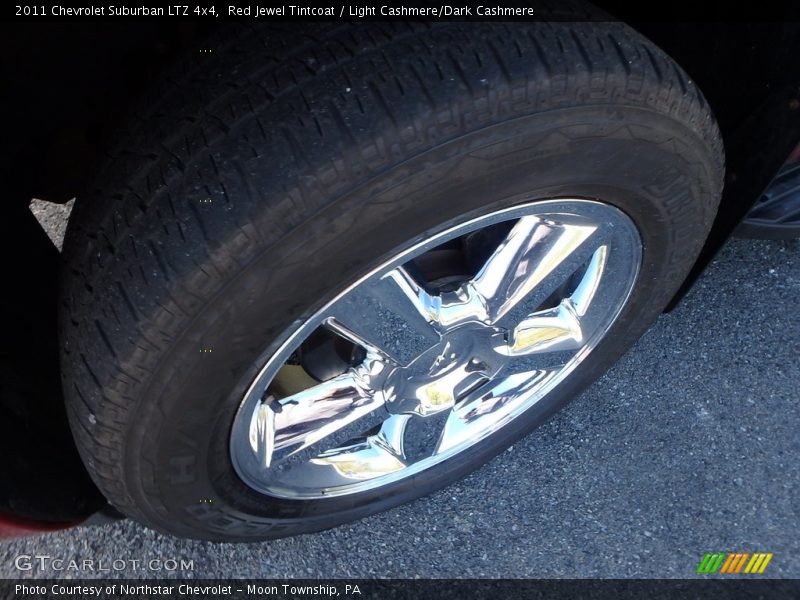 Red Jewel Tintcoat / Light Cashmere/Dark Cashmere 2011 Chevrolet Suburban LTZ 4x4