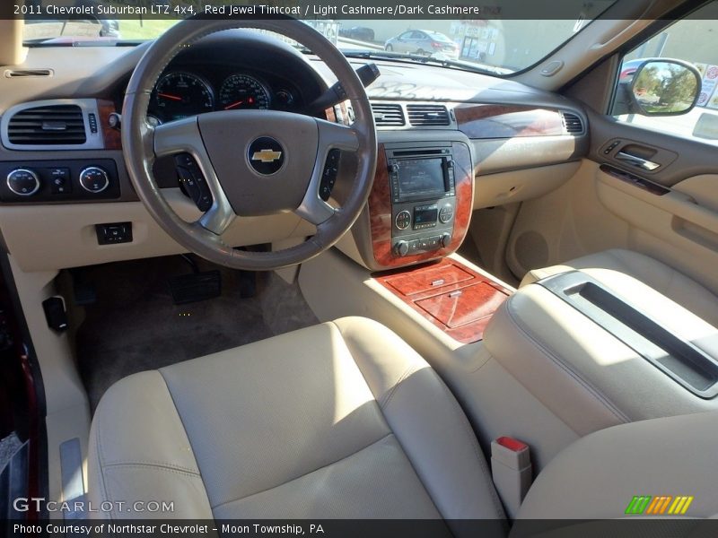 Red Jewel Tintcoat / Light Cashmere/Dark Cashmere 2011 Chevrolet Suburban LTZ 4x4