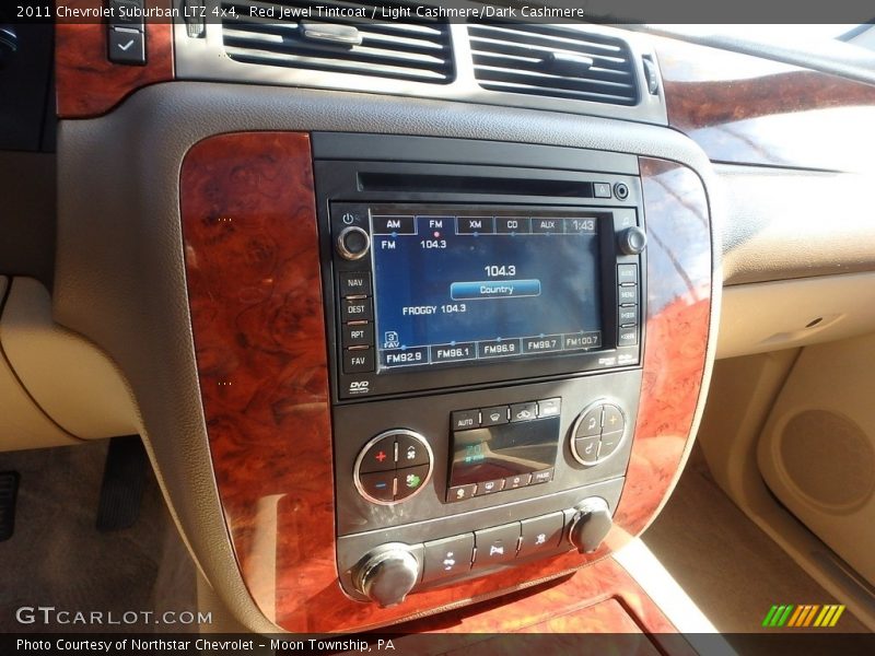 Red Jewel Tintcoat / Light Cashmere/Dark Cashmere 2011 Chevrolet Suburban LTZ 4x4