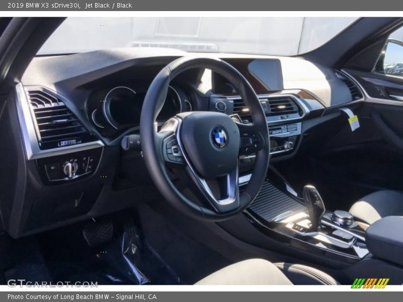 Jet Black / Black 2019 BMW X3 sDrive30i
